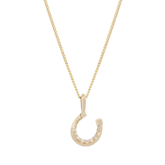 White Diamond Little Luck Necklace