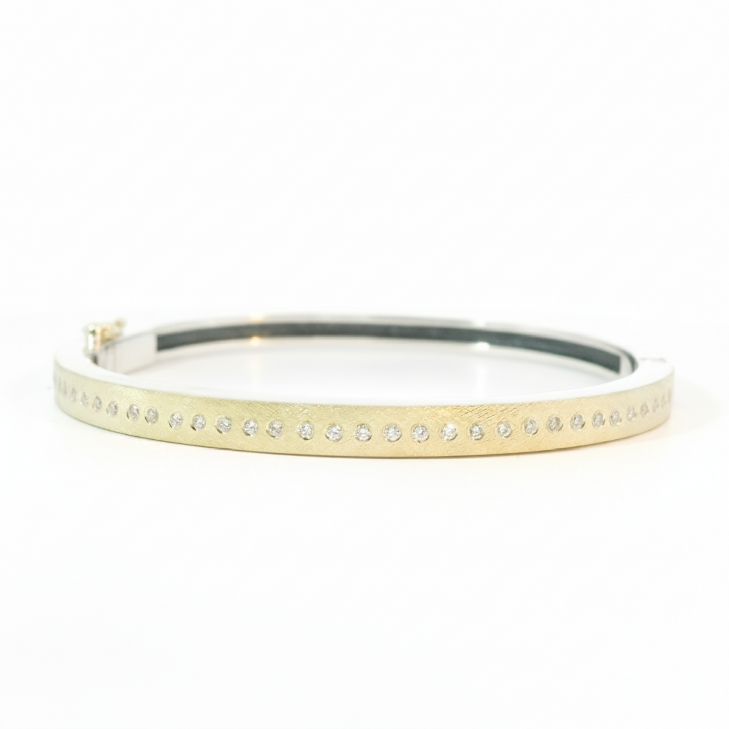 Adam 4mm White Diamond Bangle