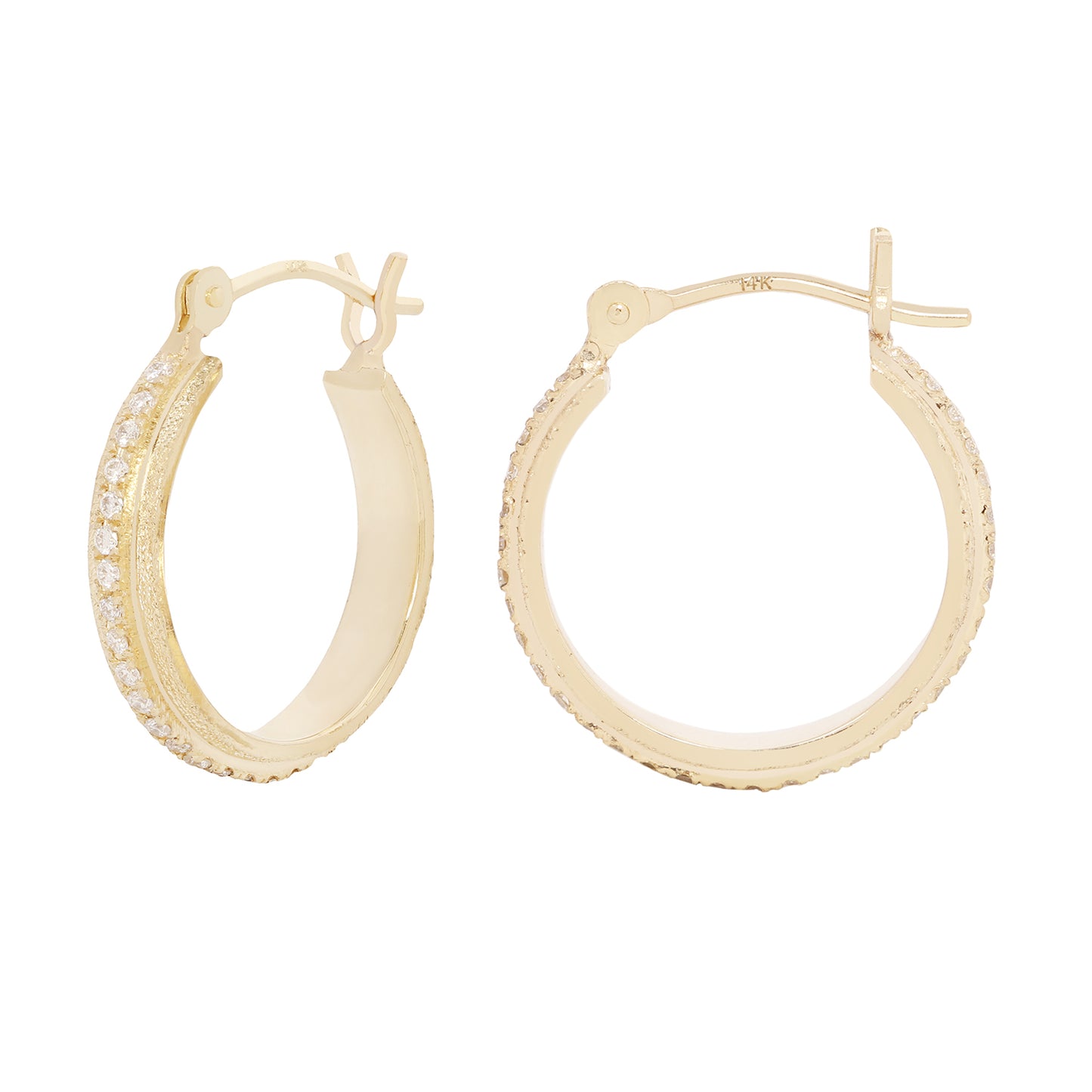 Three Step Diamond Hoops