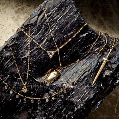 Diamond King Scarab Necklace