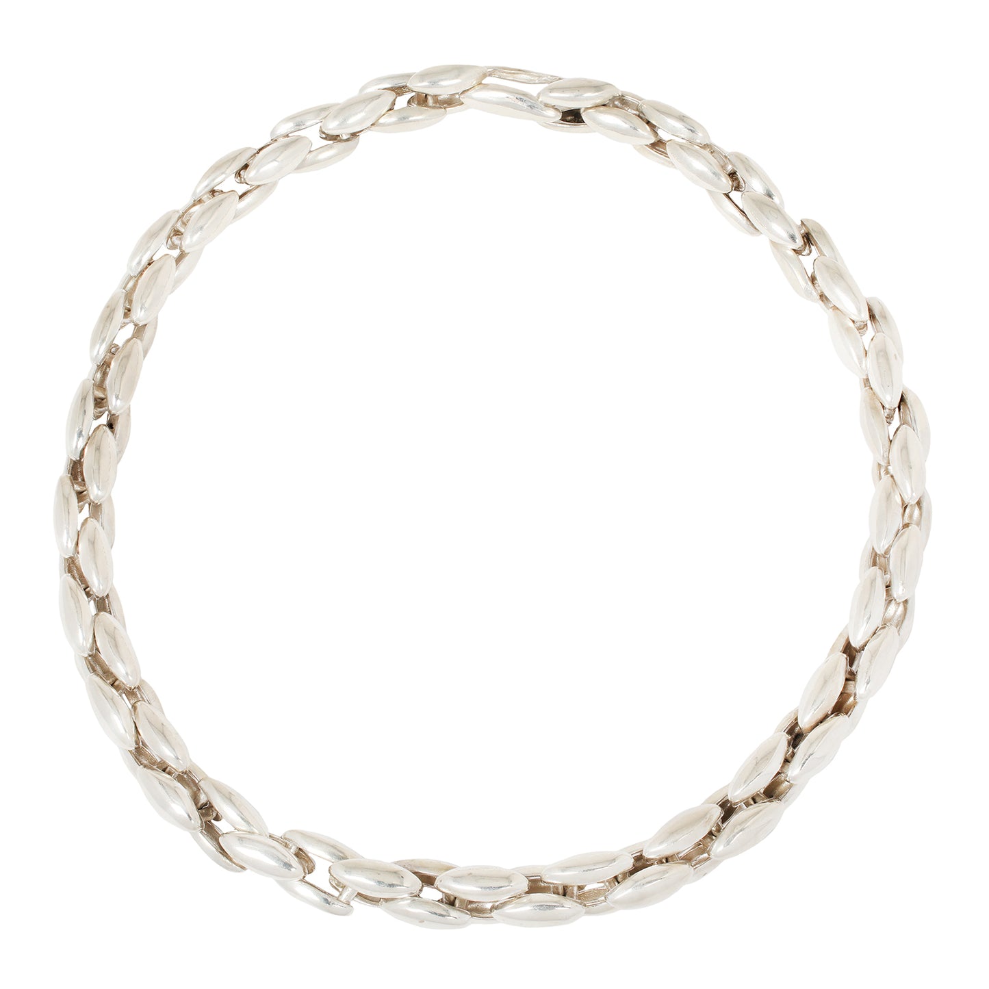 Silver Rupe Chain Necklace