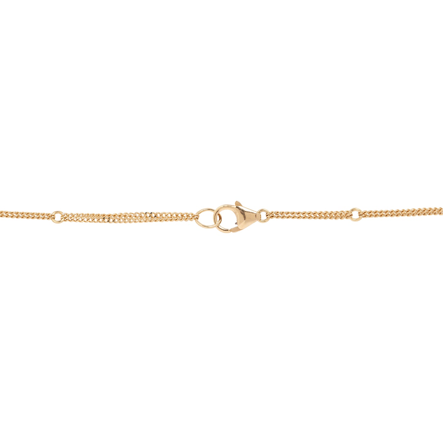 Blue Diamond Textile Station Necklace