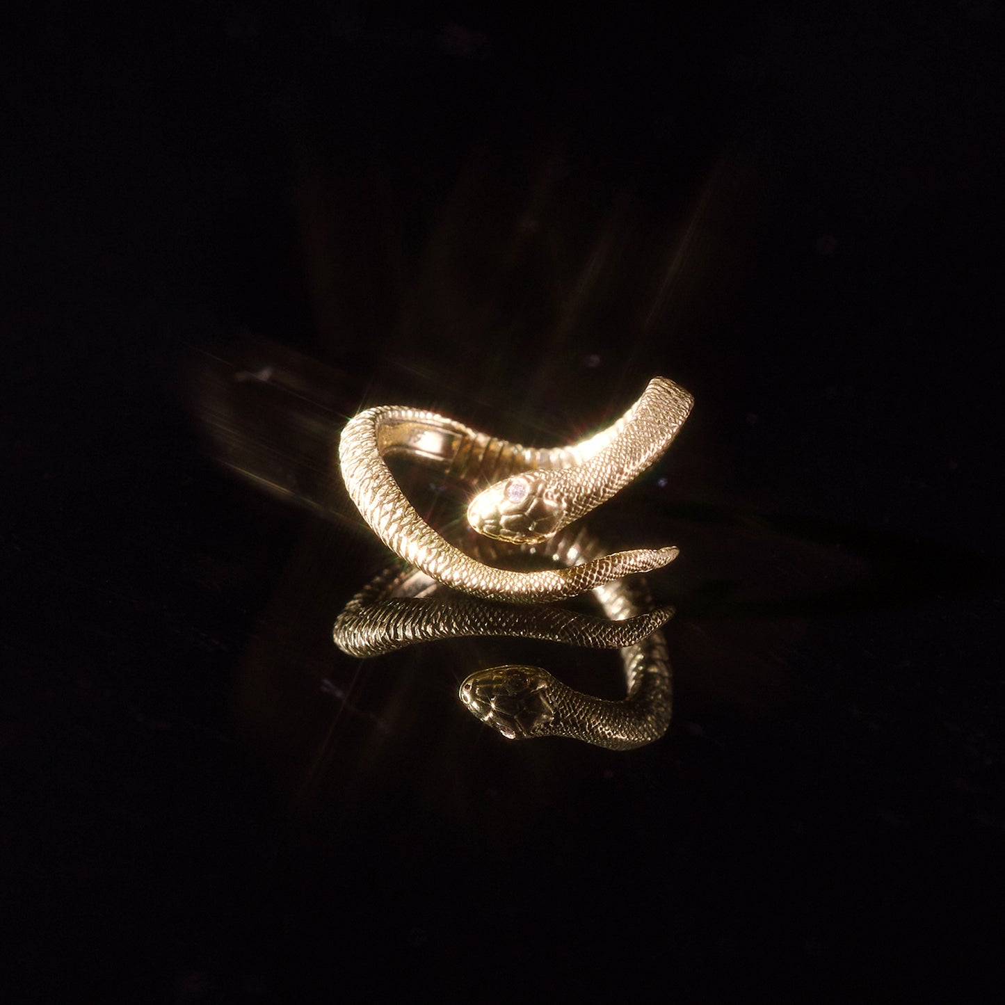 Gold Serpent Ring