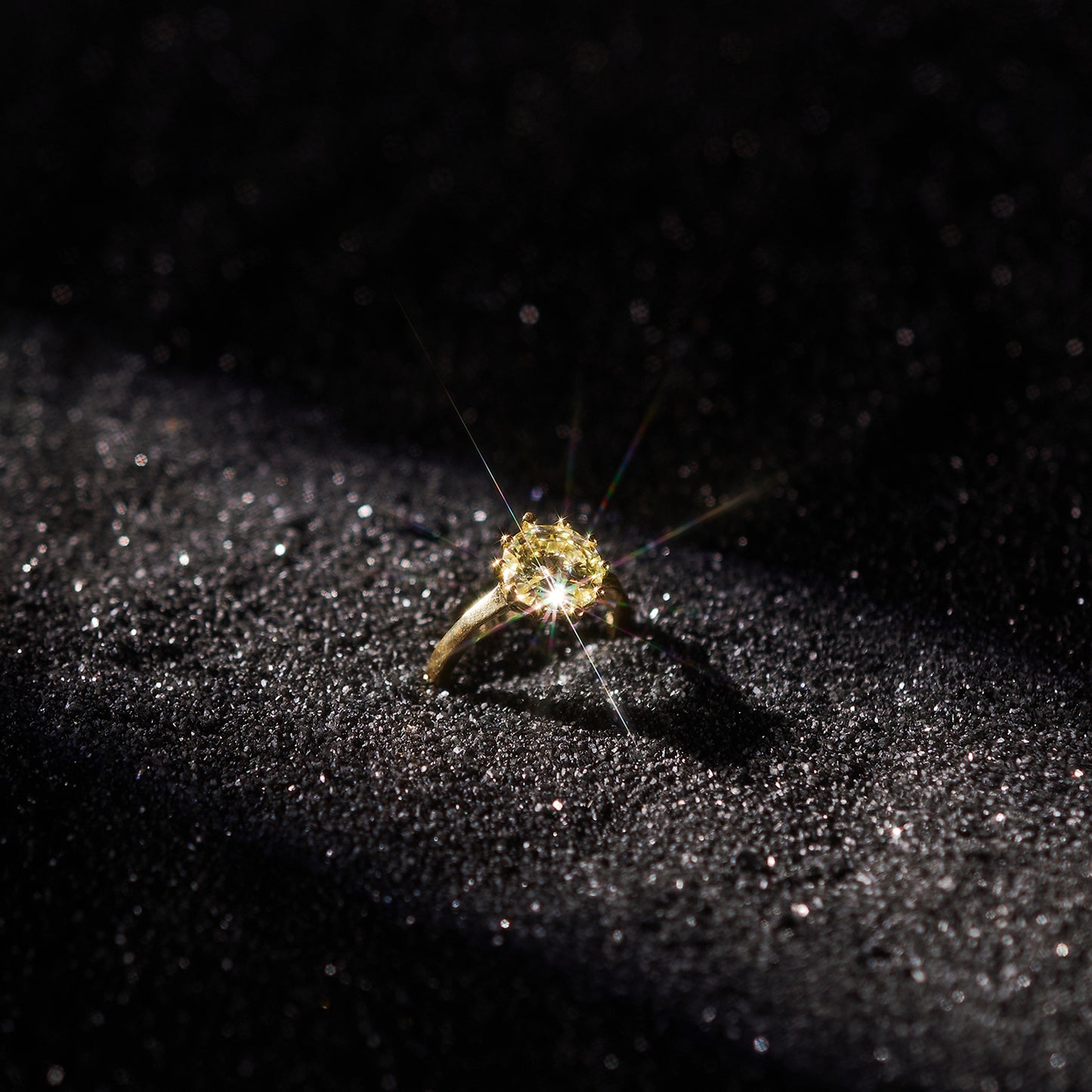 Sunlit Glow Diamond Ring