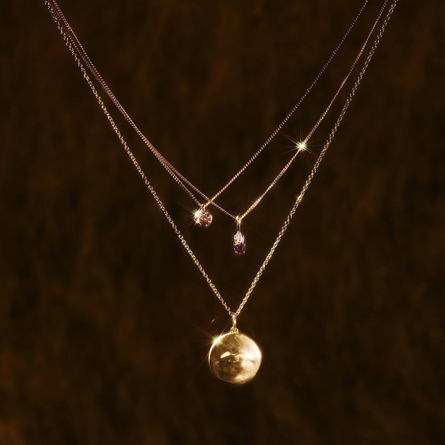 Kiss Me Pendant Necklace