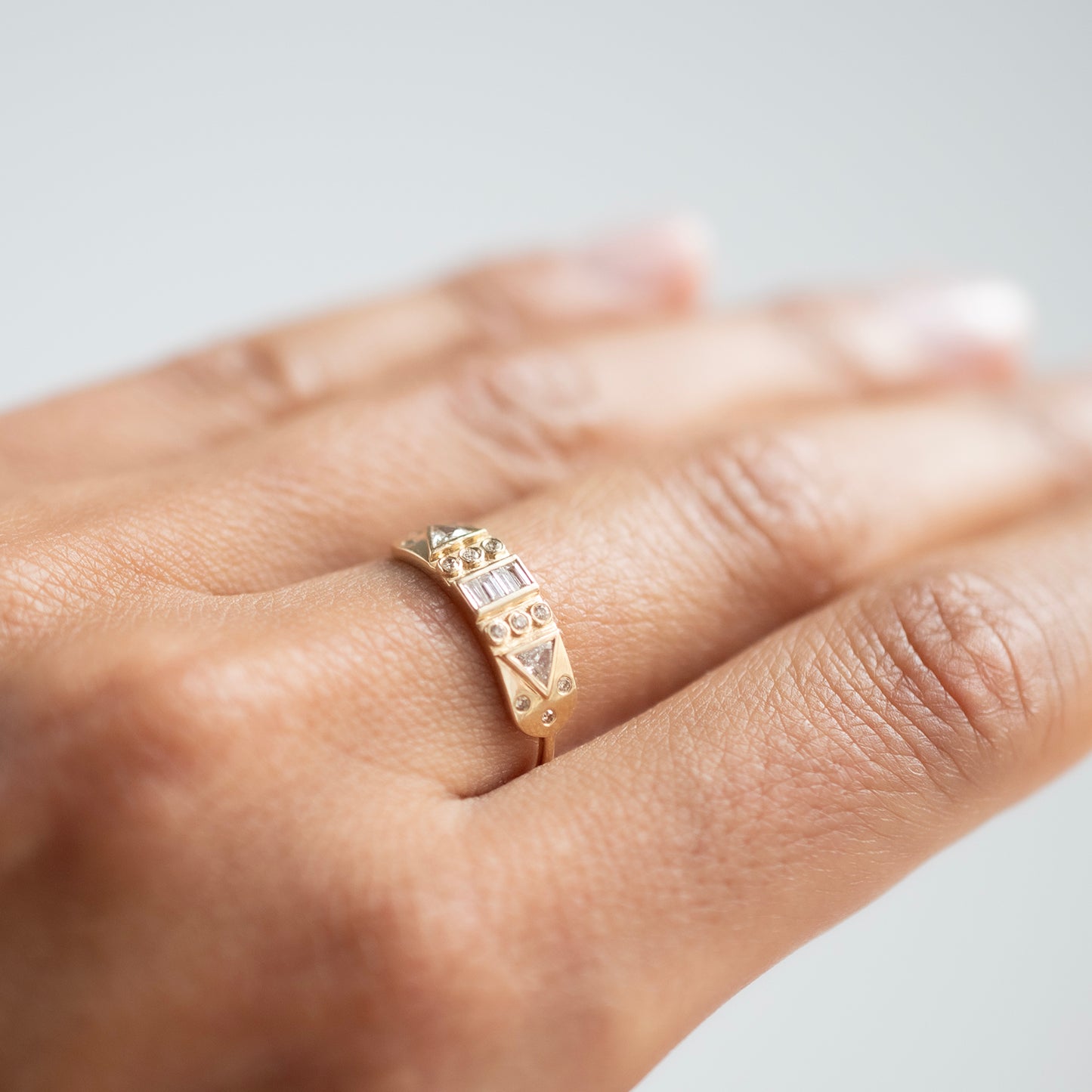 Diamond Totem Ring