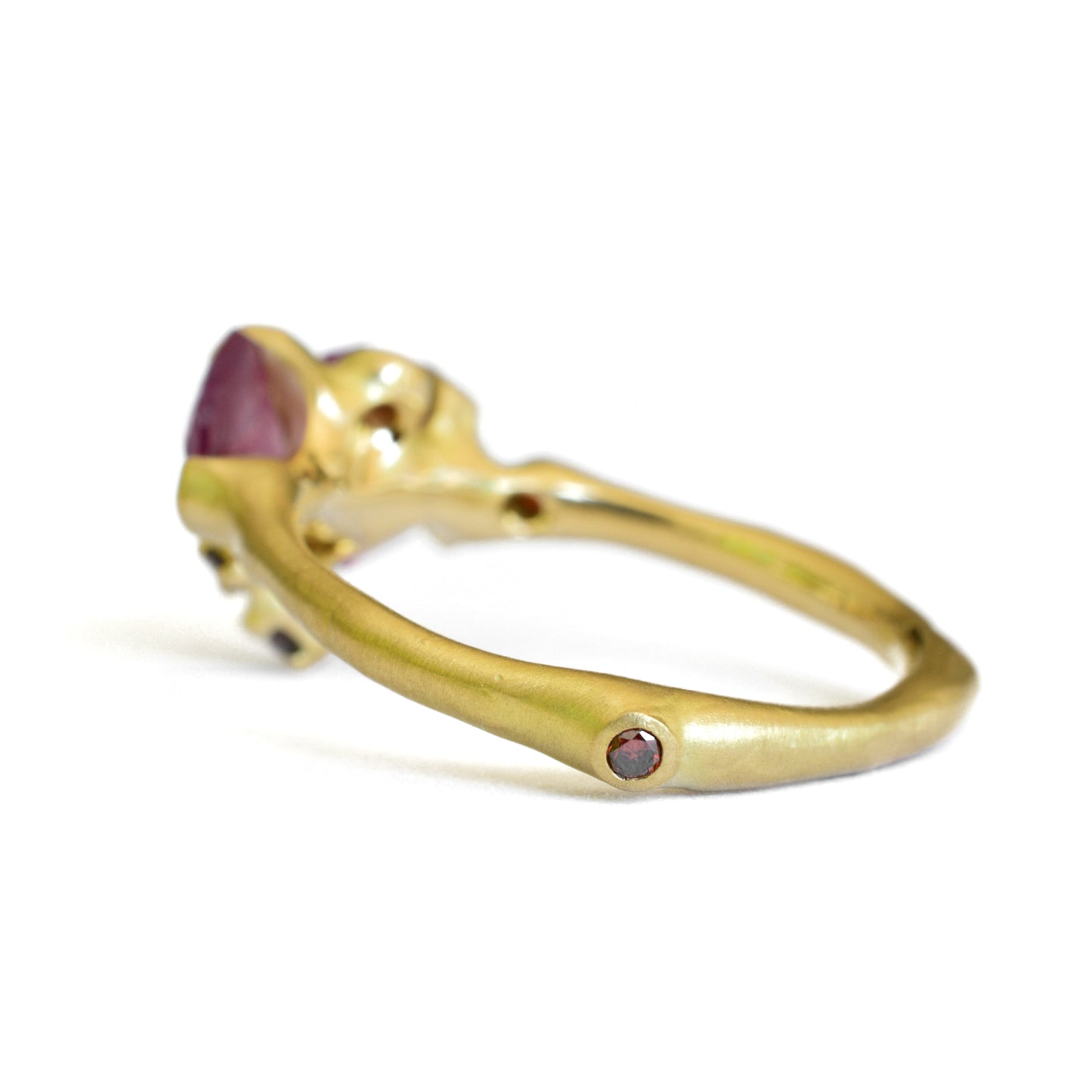 Rosé Garnet Tidepool Ring