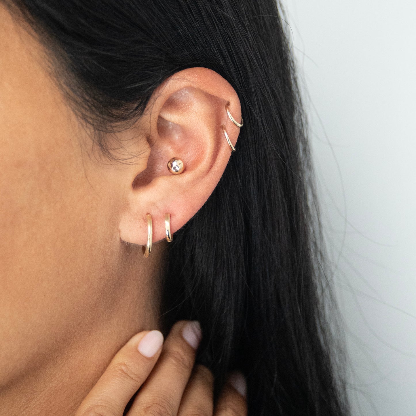 LI Gold Crush Studs