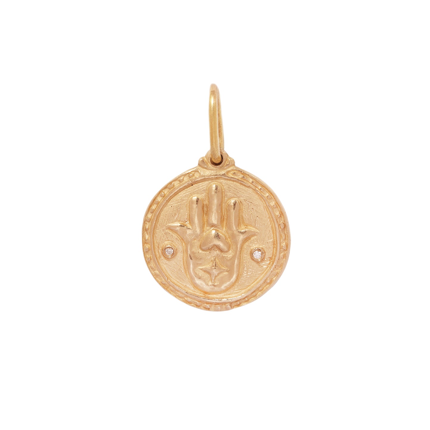 Evil Eye & Hamsa Gold Charm