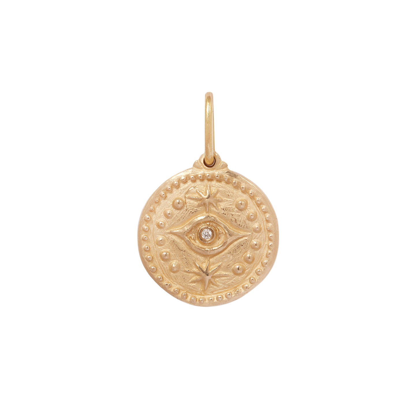 Evil Eye & Hamsa Gold Charm