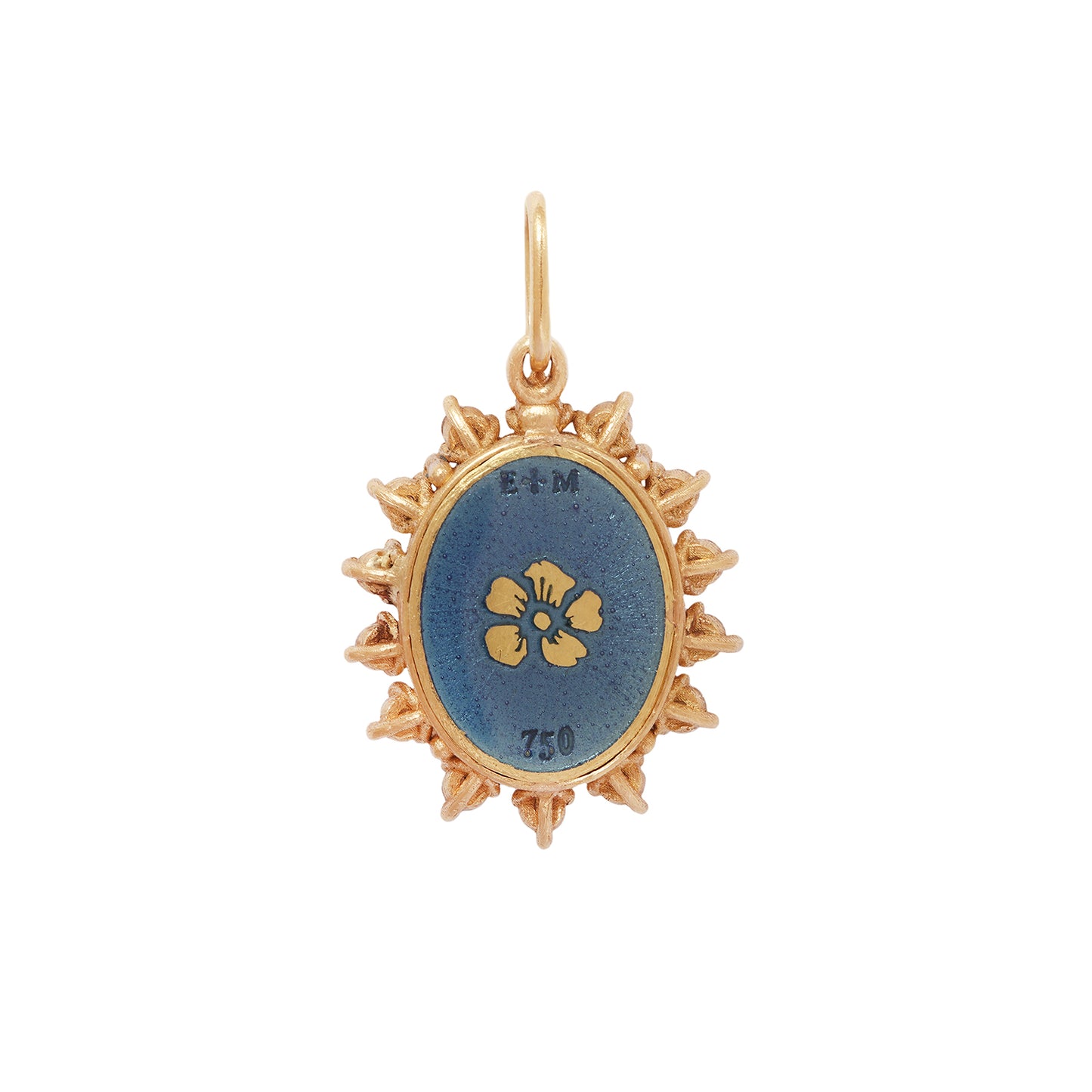 Enamel Skull Charm