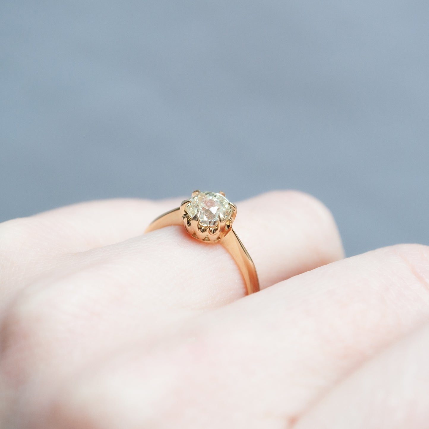 Opulent Crown Jubilee Diamond Solitaire