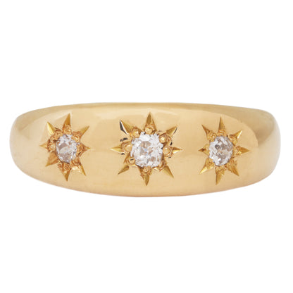 Victorian Diamond Star Ring