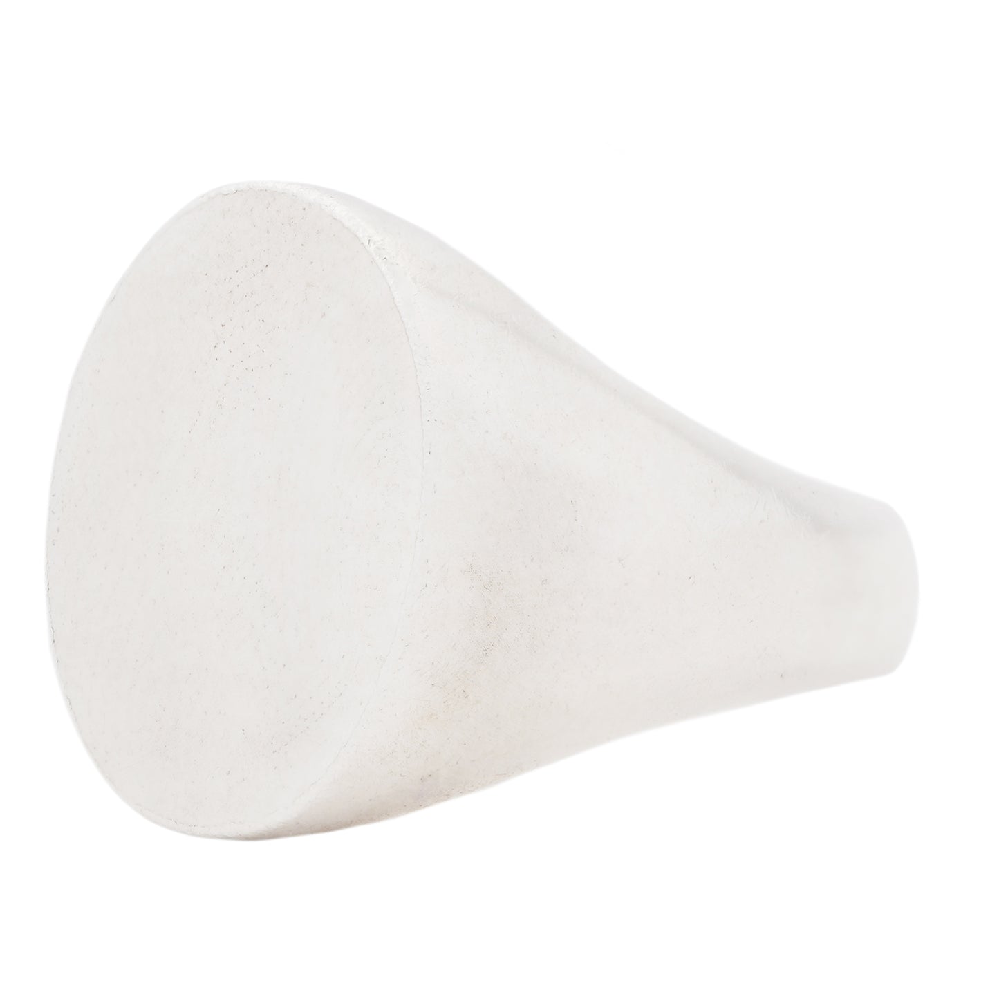 Silver Oval Signet
