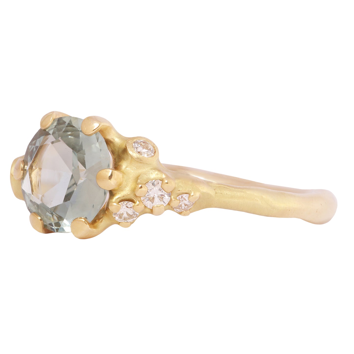 Montana Sapphire Tideworn Cluster Ring
