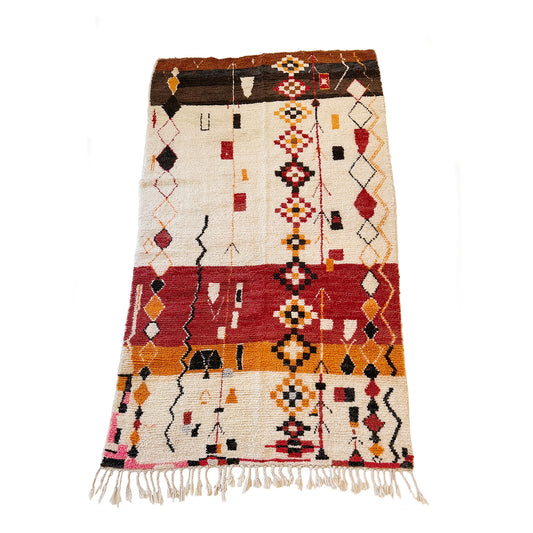 Abstract Boujad Moroccan Rug