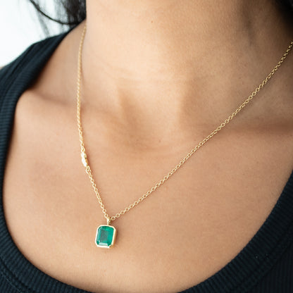 Nova Green Emerald Necklace