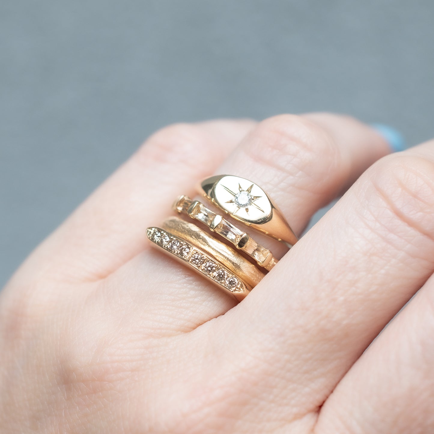 Gracia Champagne Diamond Ring