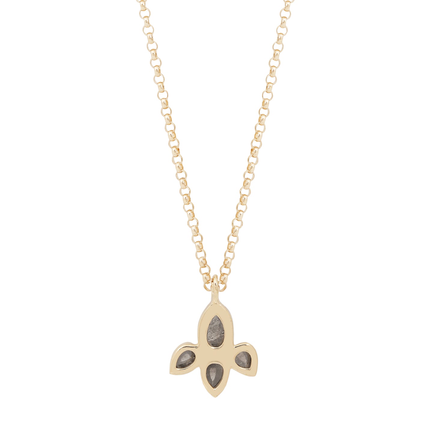 Diamond Lotus Necklace