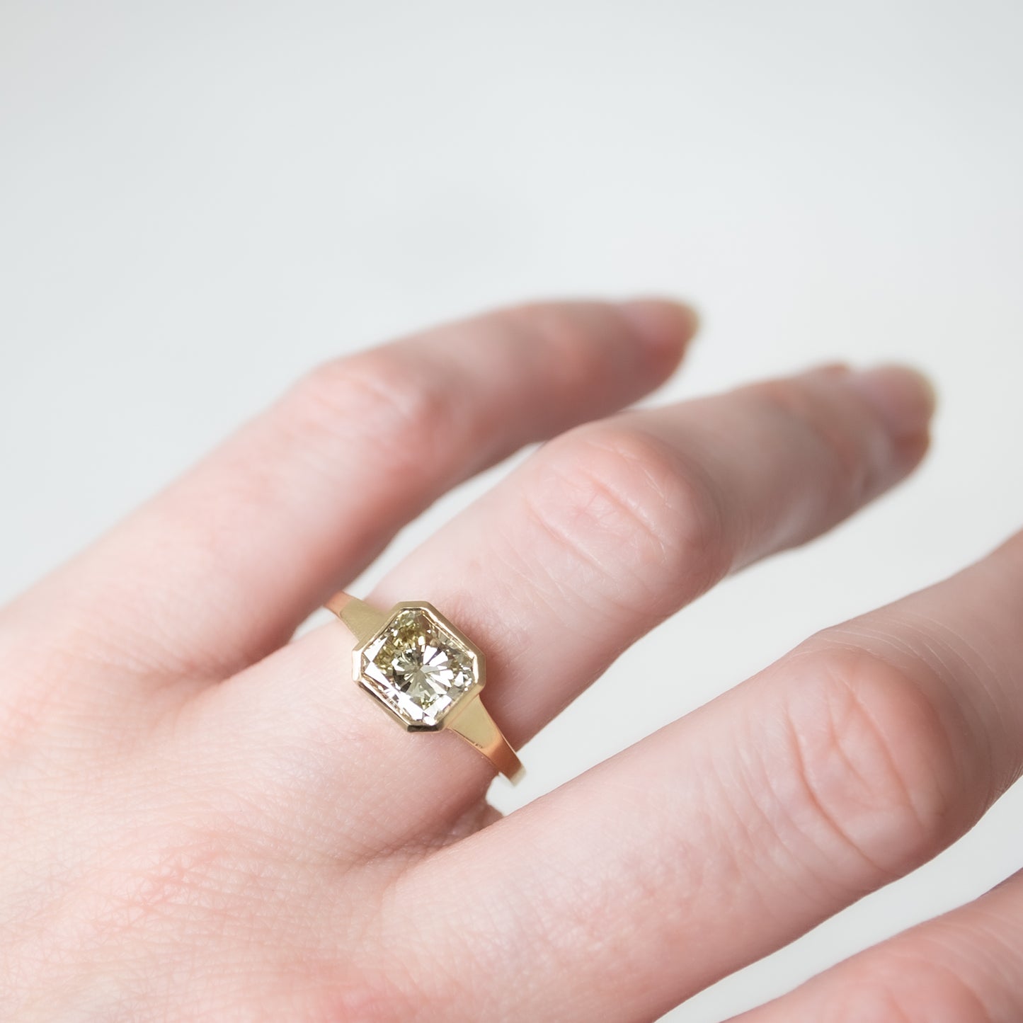 Fancy Yellow Diamond Ring