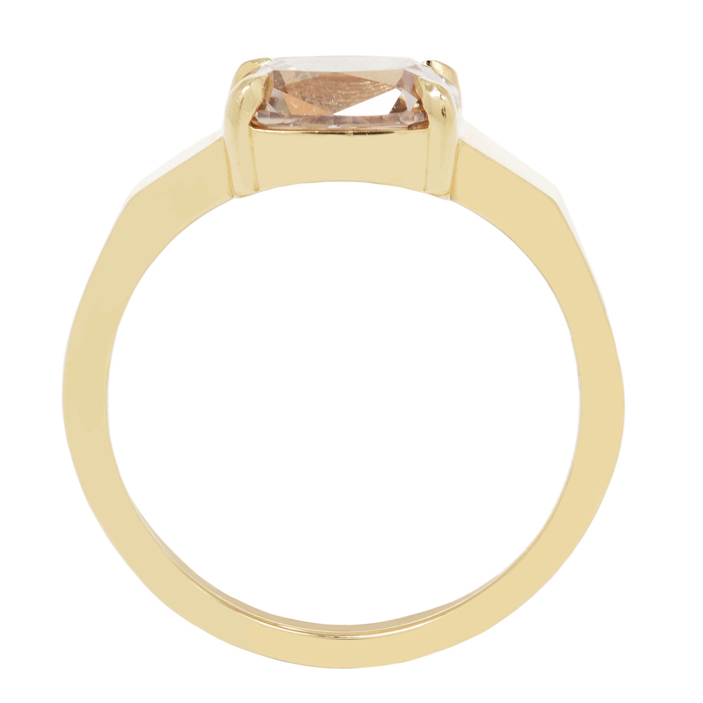 Fawn Cushion Cut Diamond Ring