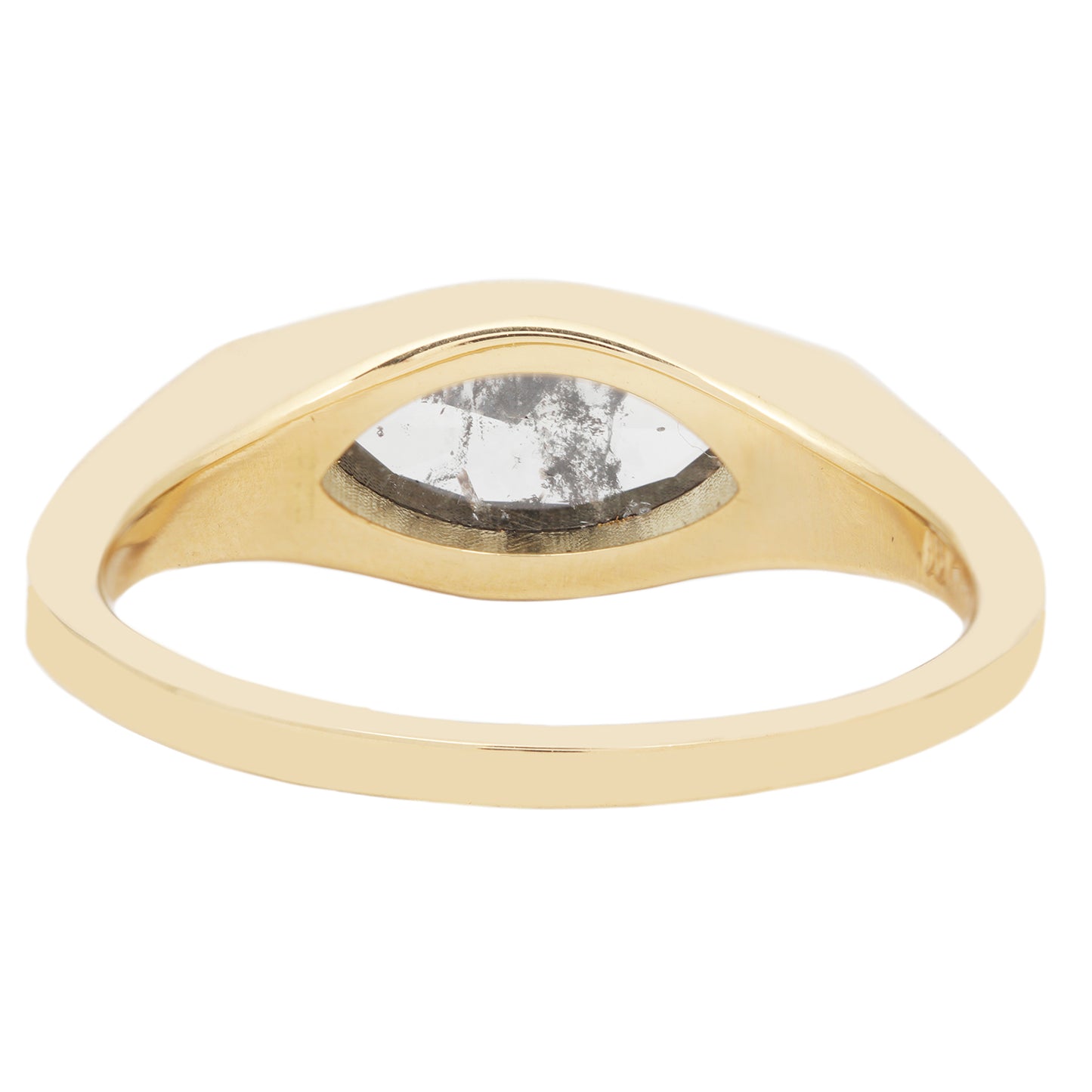 Stormy Diamond Marquise Ring