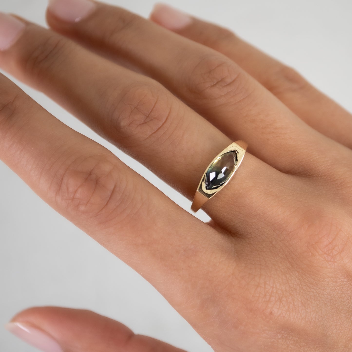 Oasis Sapphire Marquise Ring