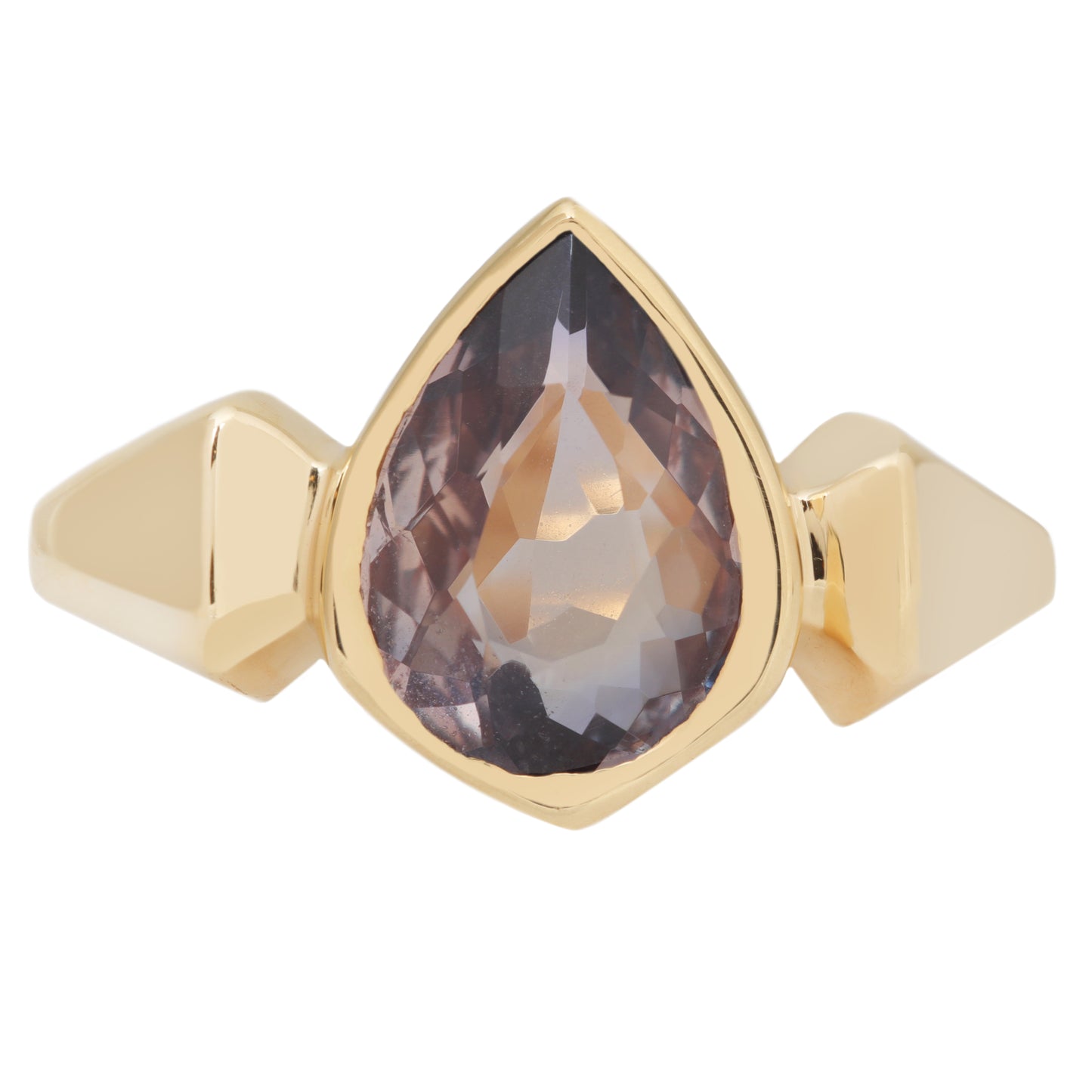 Mauve Sapphire Lighthouse Ring