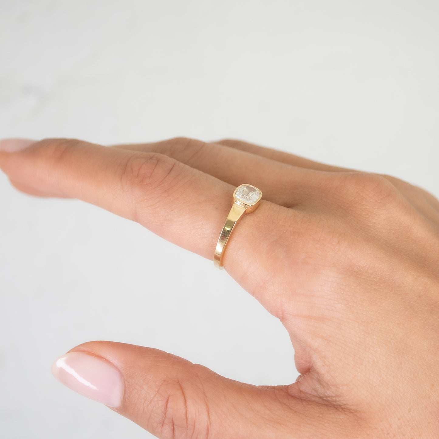 Cushion Diamond Mojave Ring
