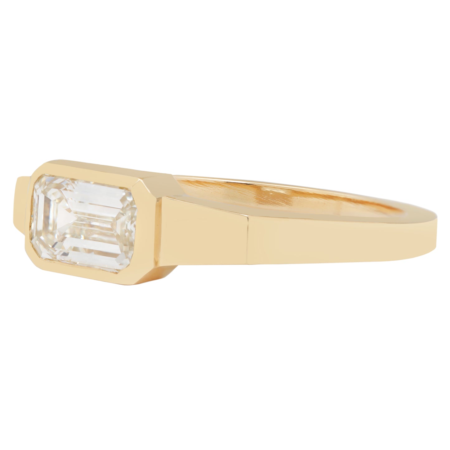 Emerald Cut Mojave Ring