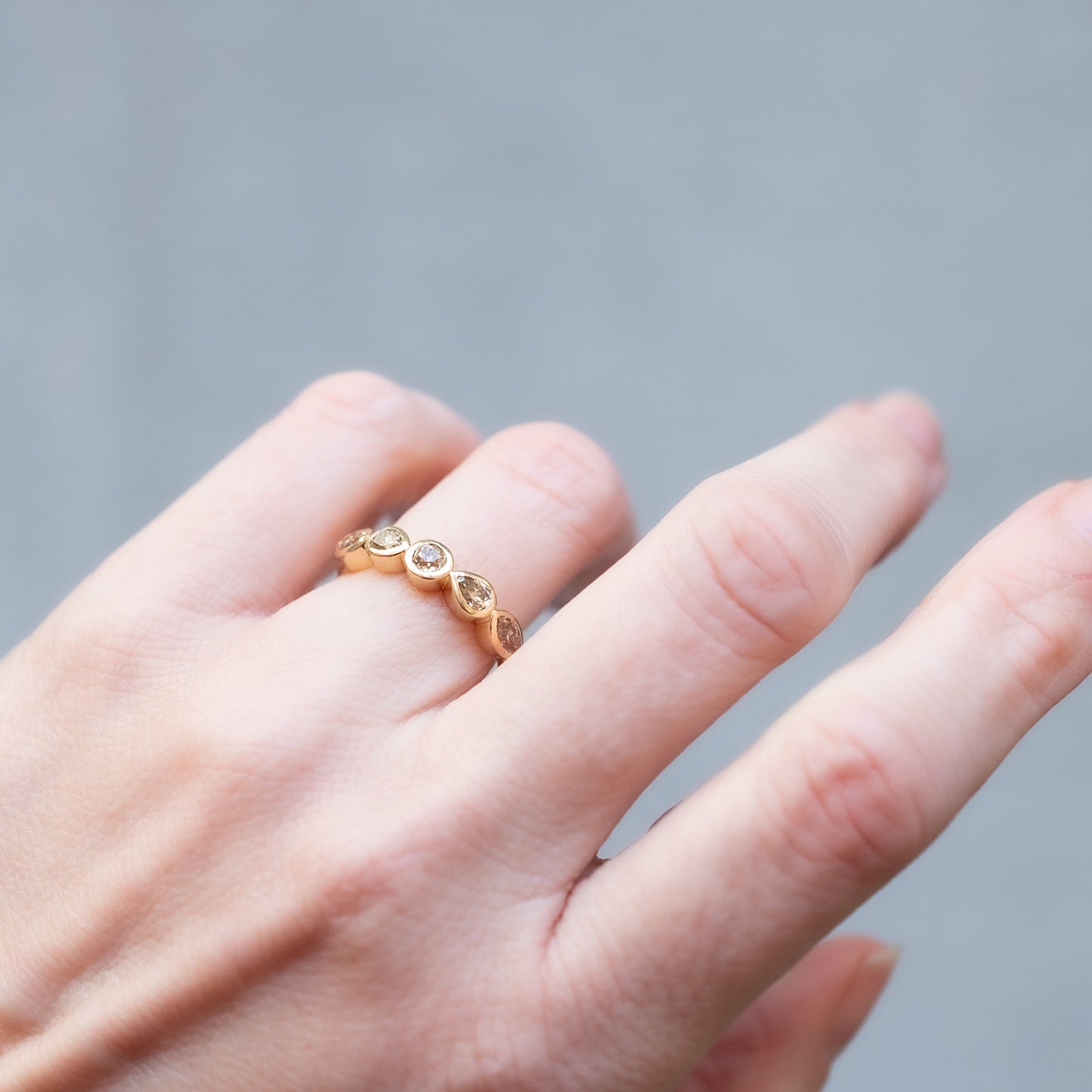 Sunbeam Diamond Stacking Band