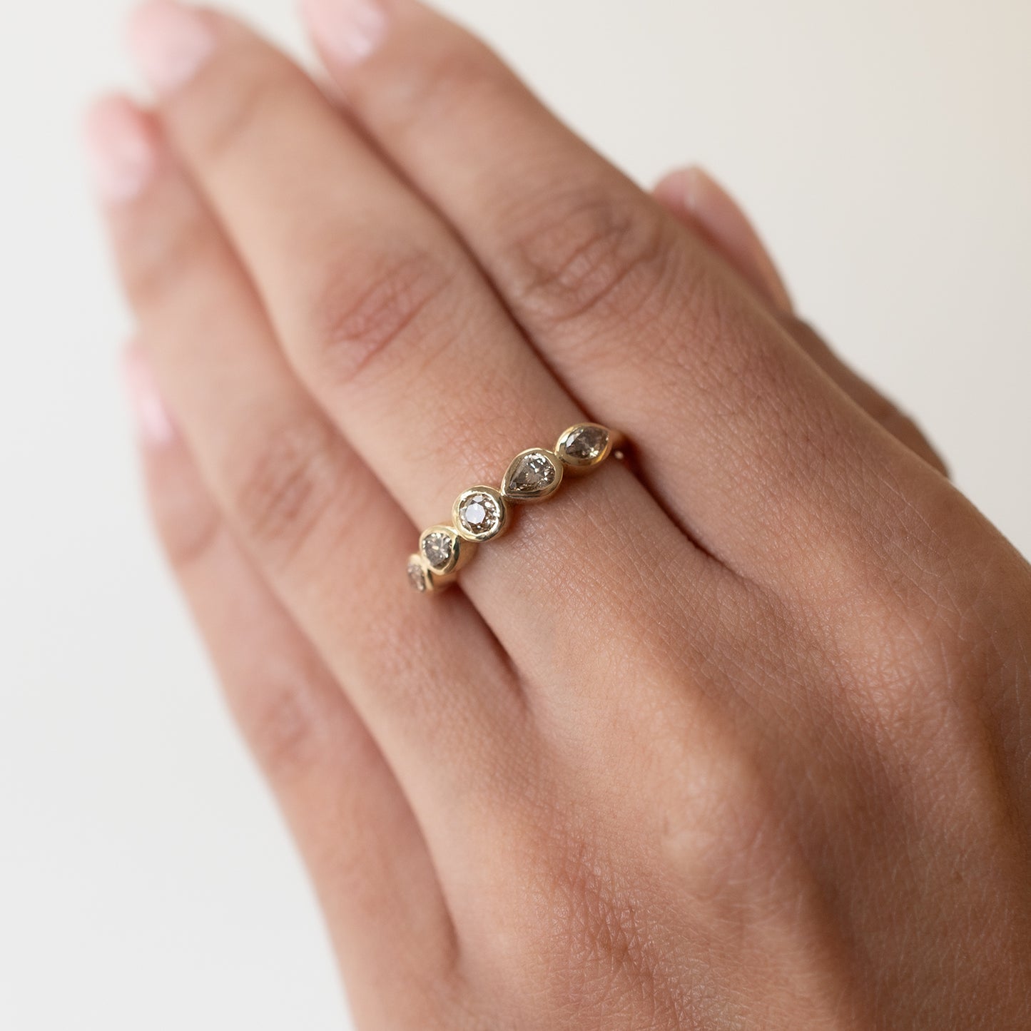 Sunbeam Diamond Stacking Band