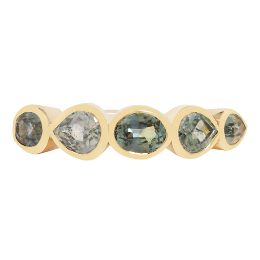 Azure Sapphire Stacking Band