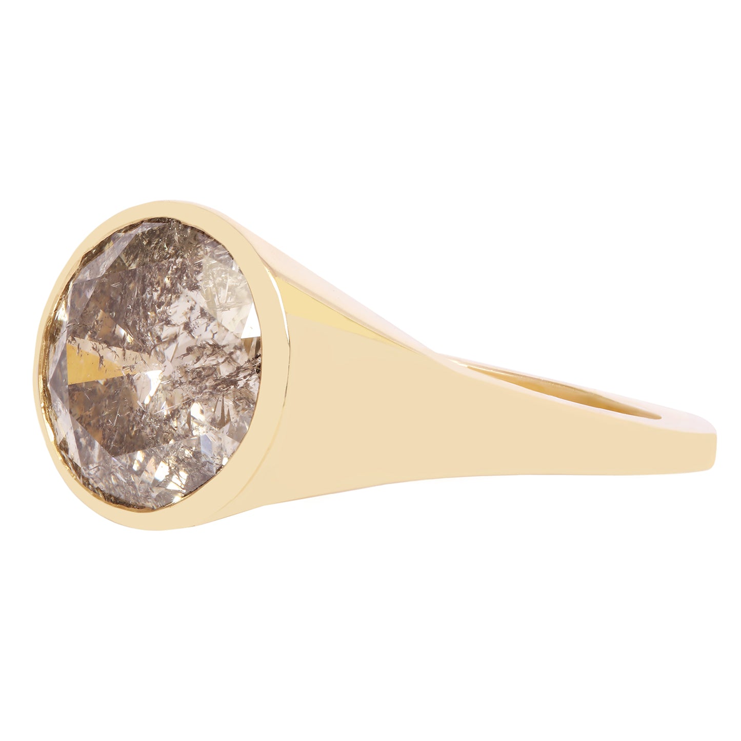 Speckled Moon Signet Ring