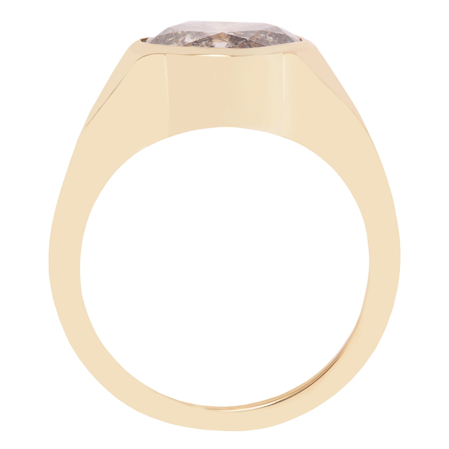 Speckled Moon Signet Ring