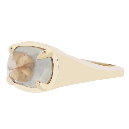 Glacial Sapphire Empire Ring