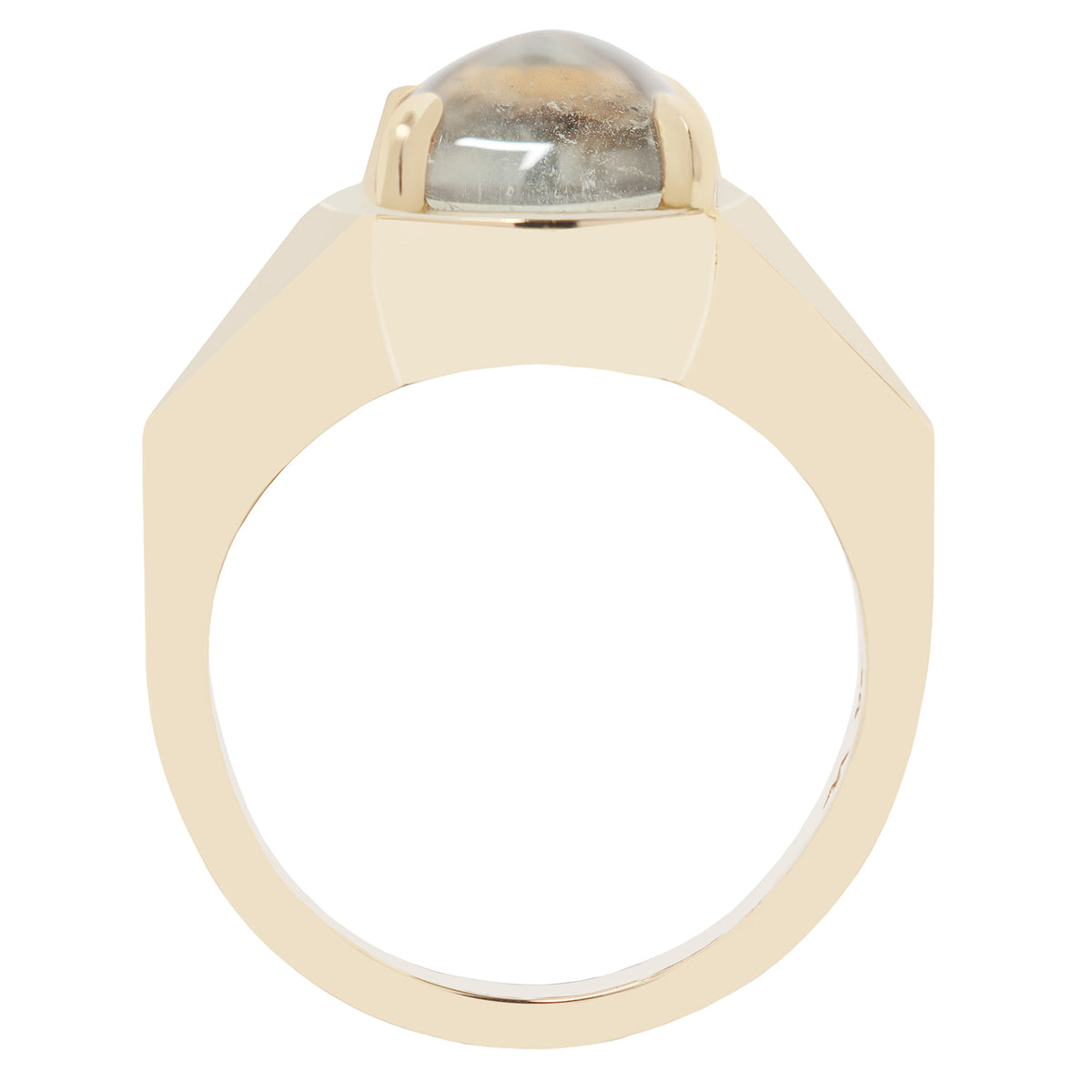 Glacial Sapphire Empire Ring