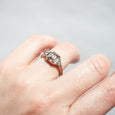 Inverted Champagne Diamond Ring 2