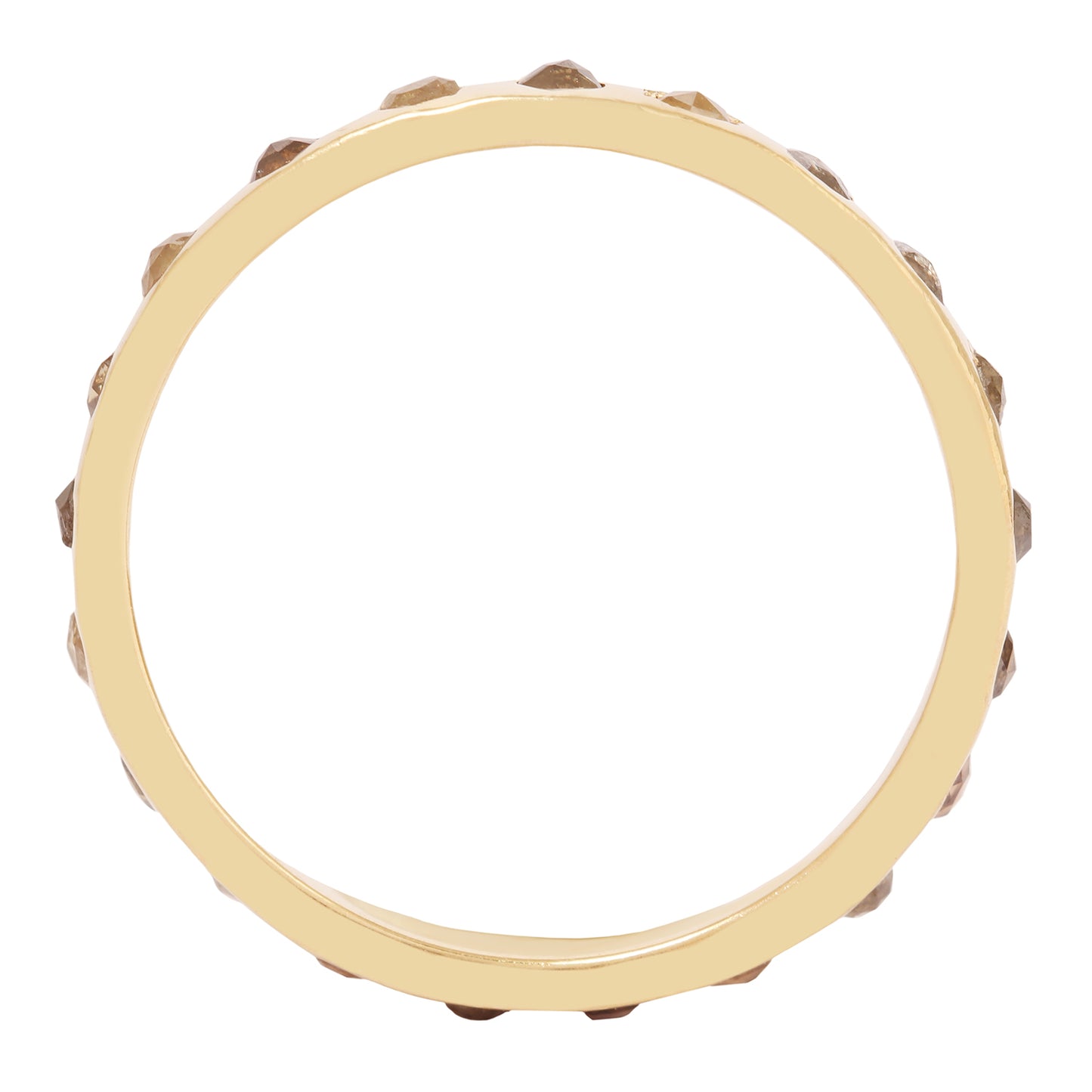 Brown Diamond Eternity Band