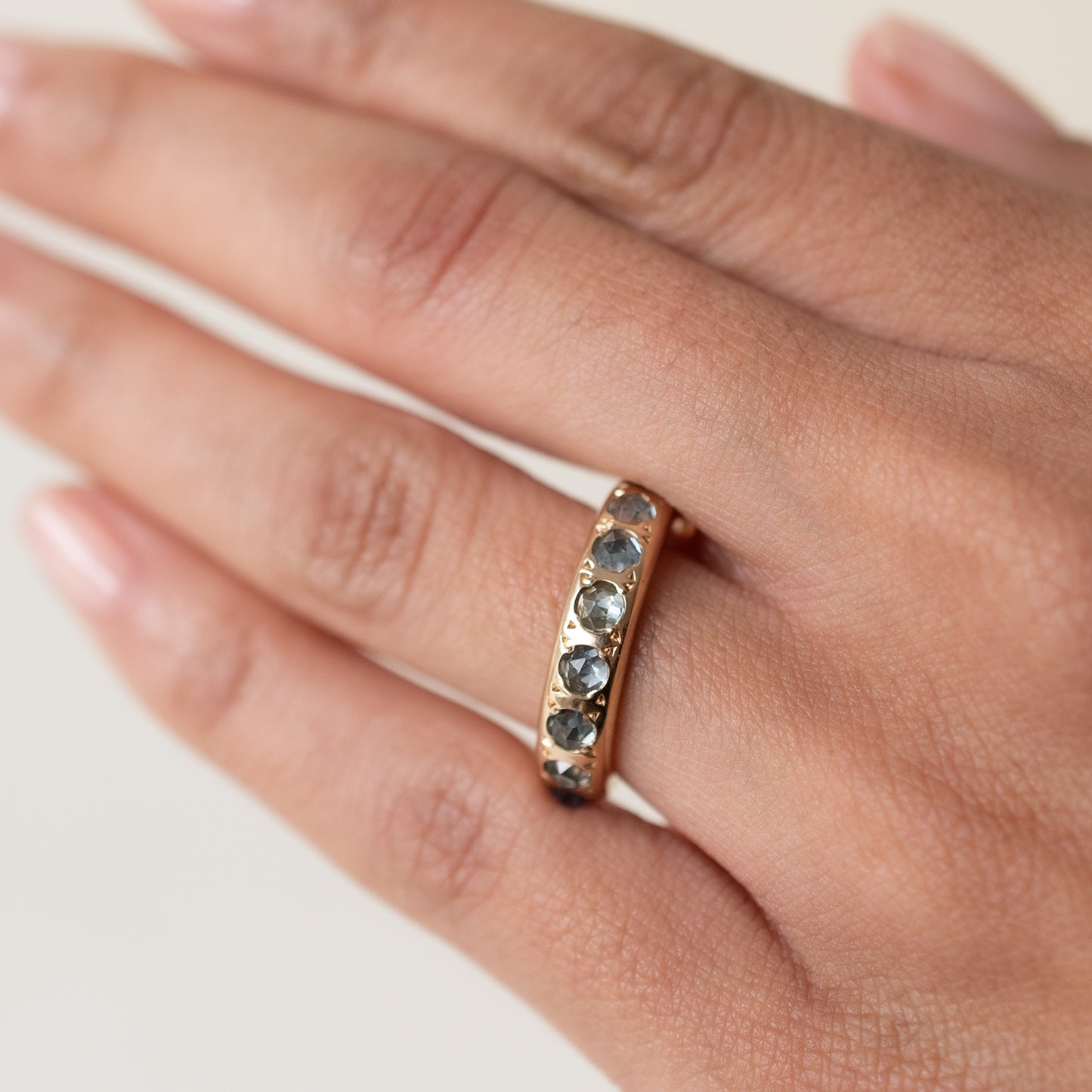 Montana Sapphire Eternity Band
