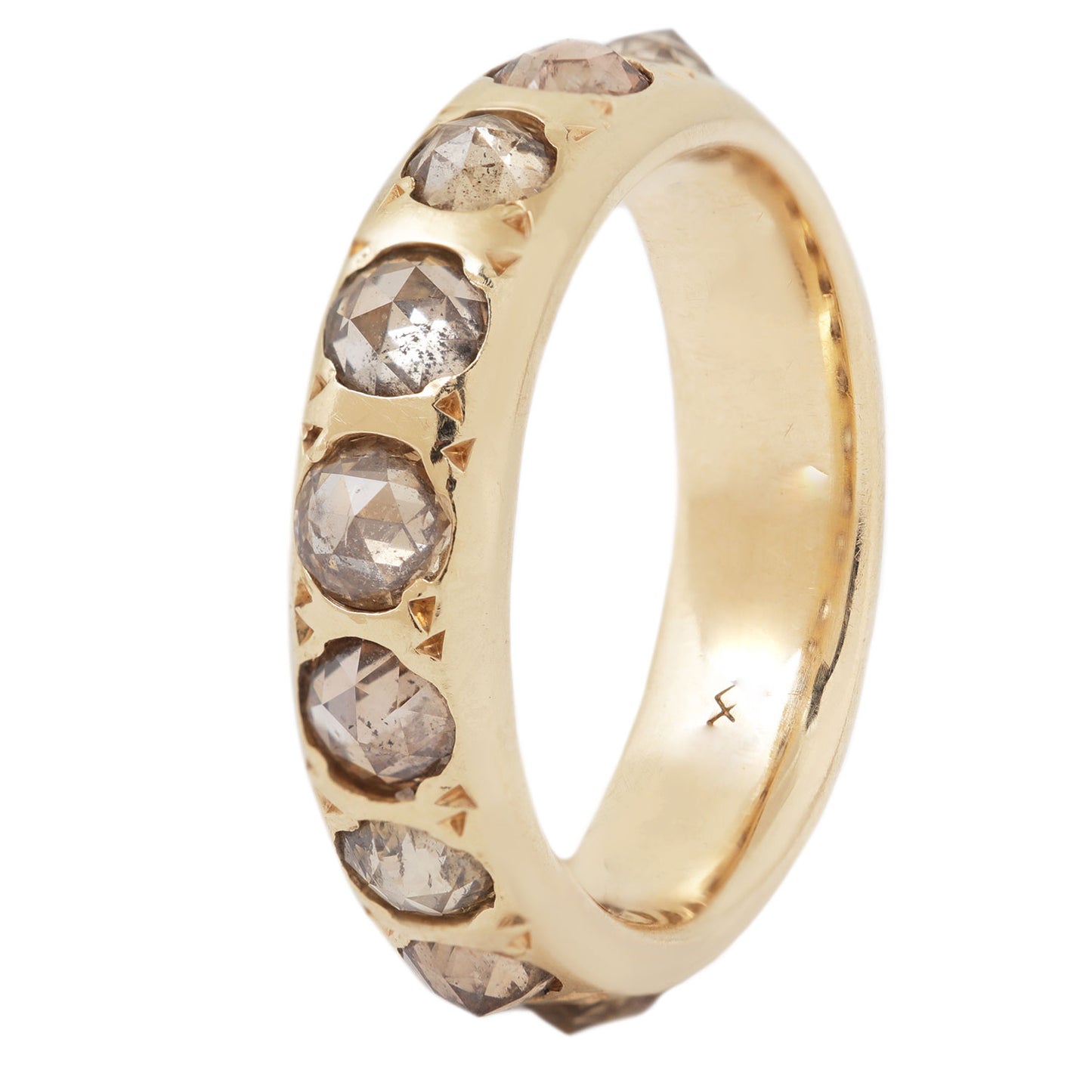 Champagne Diamond Eternity Band