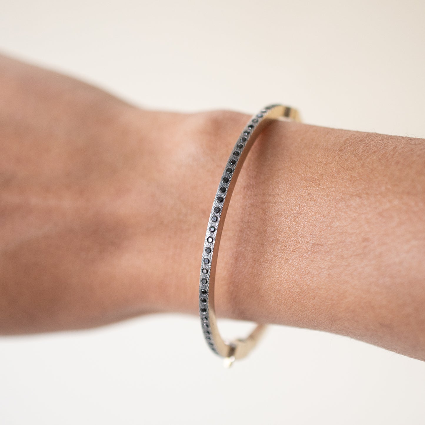 Adam Black Diamond Bangle