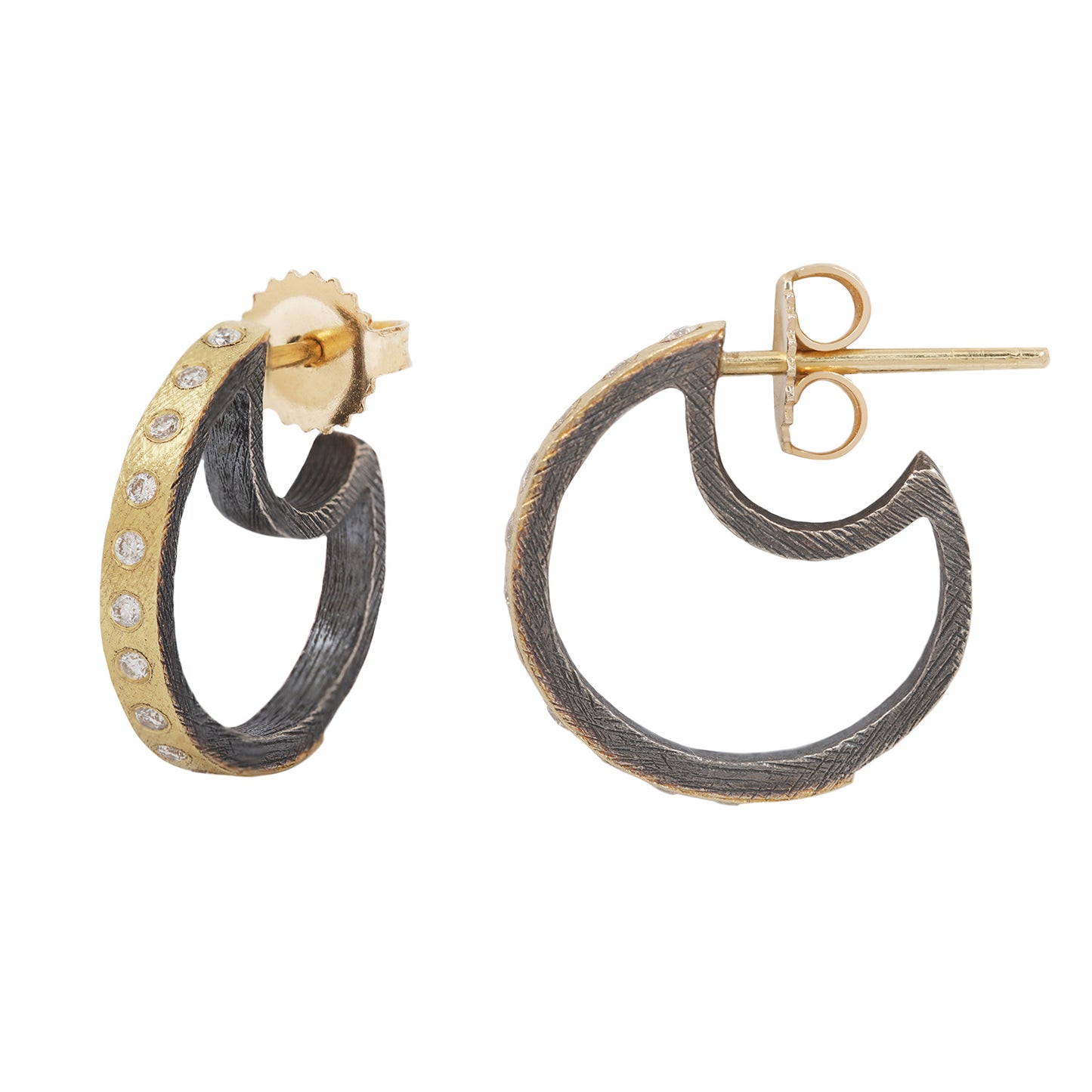 Small Mina Gold Hoops