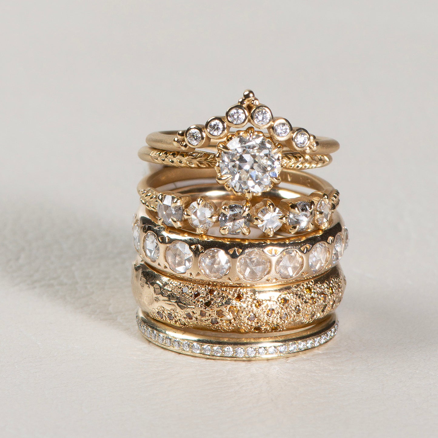 White Diamond Pavé Eternity Band