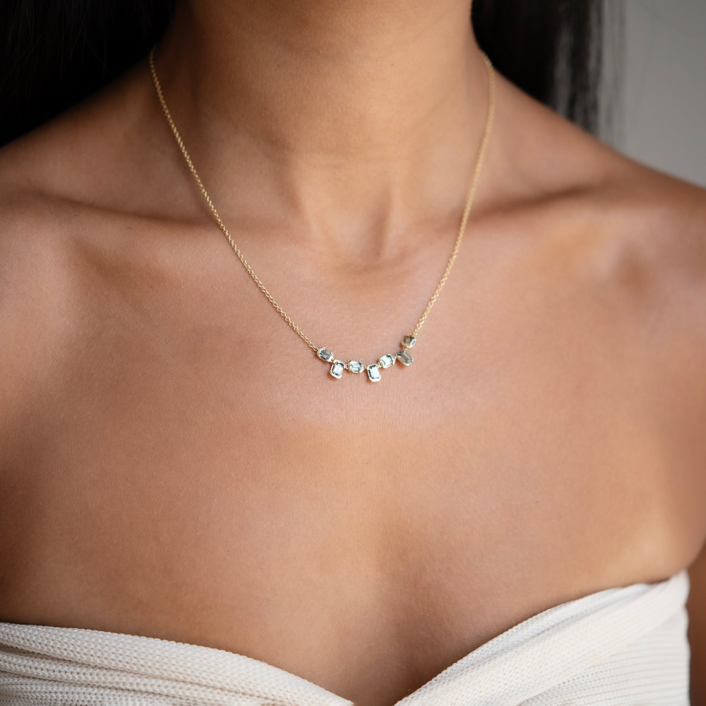 The Lattice Sapphire Necklace