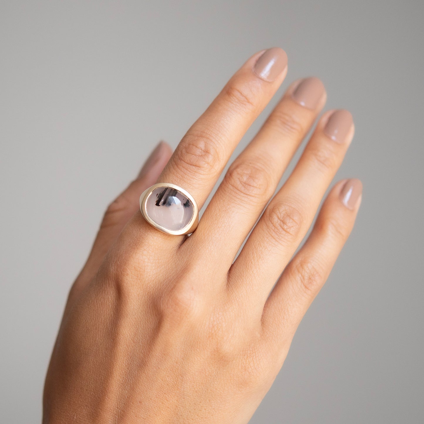 Copco Agate Slab Ring