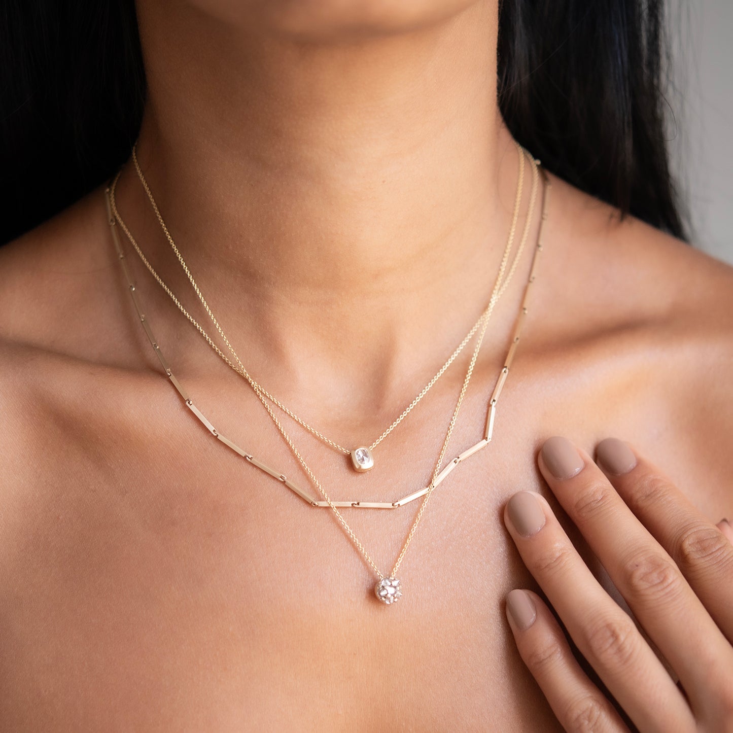 Lightweight Bar Chain Necklace