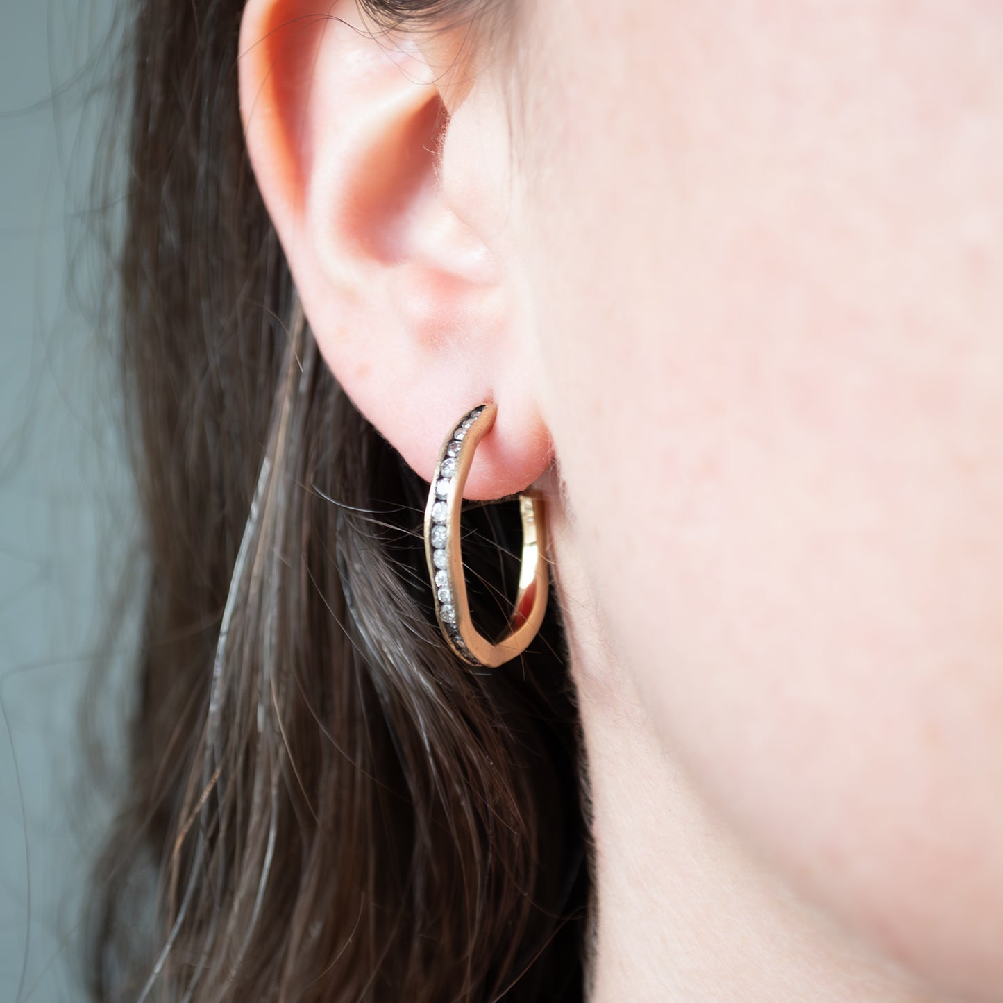 Large Diamond Fissure Hoops