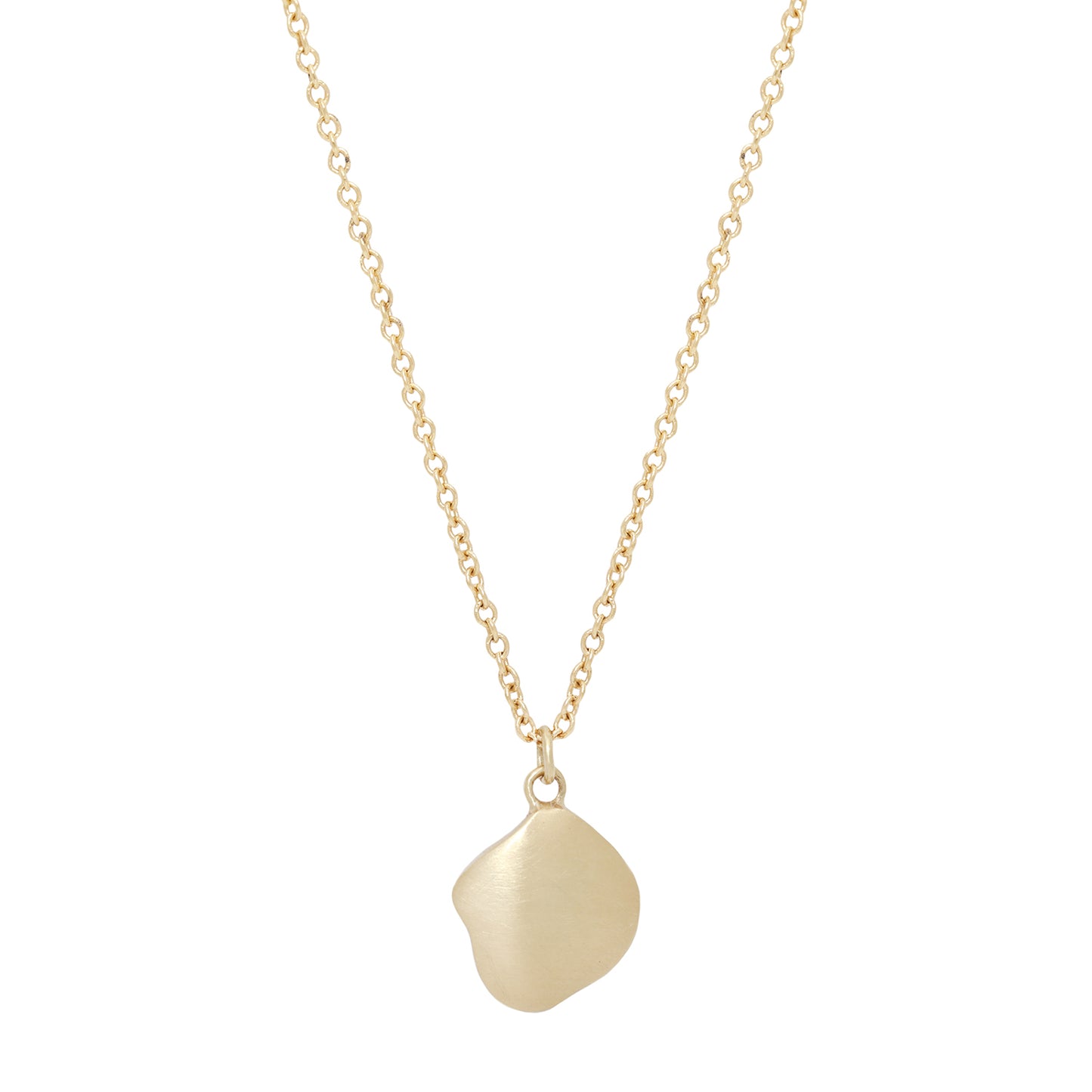 Concave Pod Diamond Necklace