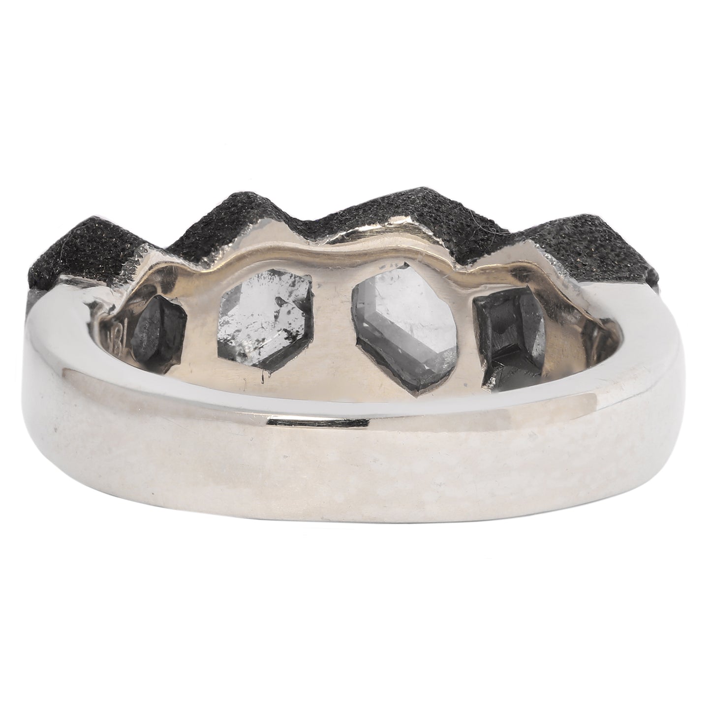 Celestial Hex Diamond Ring